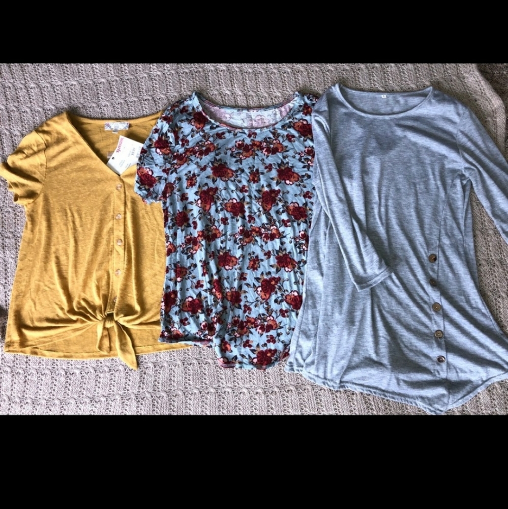 Large Shirt Bundle - (1) Maurices, The Pink Rose